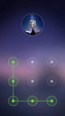 AppLock Theme Silent Night android App screenshot 0